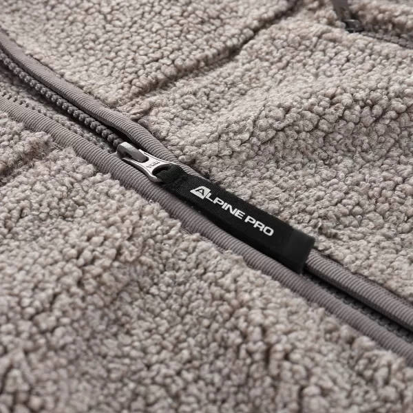  Dětská hřejivá mikina ALPINE PRO FERADO 3 DRIFTWOOD 