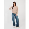 Dámské triko RUE PARIS RV-BZ-A1093.77 DARK BEIGE