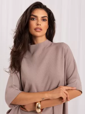 Dámský svetr ITALY MODA IR-SW-BWC6617.75 DARK BEIGE