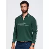 Pánská mikina OMBRE OM-SSNZ-0268 DARK GREEN