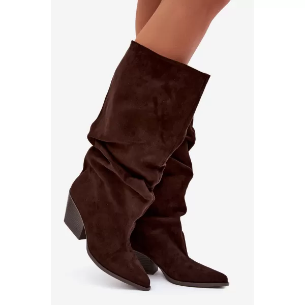  Dámské kozačky BOTO 2580A-1 BROWN 