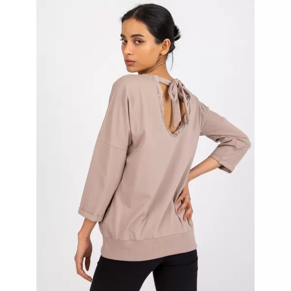  Dámská halenka RUE PARIS RV-BZ-7550.58 DARK BEIGE 