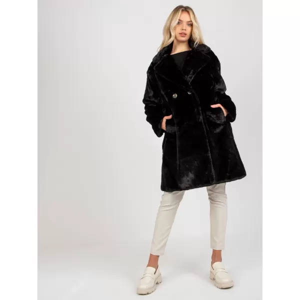 Dámský kabát OCH BELLA TW-PL-2118.95P NOIRE 