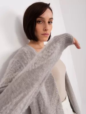 Dámský svetr WOOL FASHION ITALIA AT-SW-234501.00P GRAY