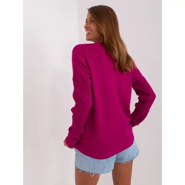  Dámský svetr WOOL FASHION ITALIA AT-SW-2338.14P VIOLET 