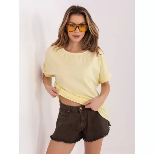  Dámské triko RUE PARIS RV-BZ-A1185.19 BRIGHT YELLOW 