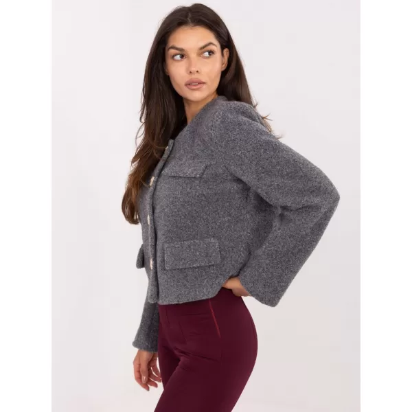  Dámská bunda RUE PARIS IT-KR-FL9586.64 DARK GREY 