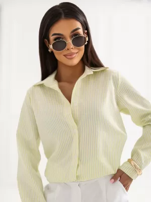 Dámská košile FACTORY PRICE IT-KS-92761.94 BRIGHT YELLOW