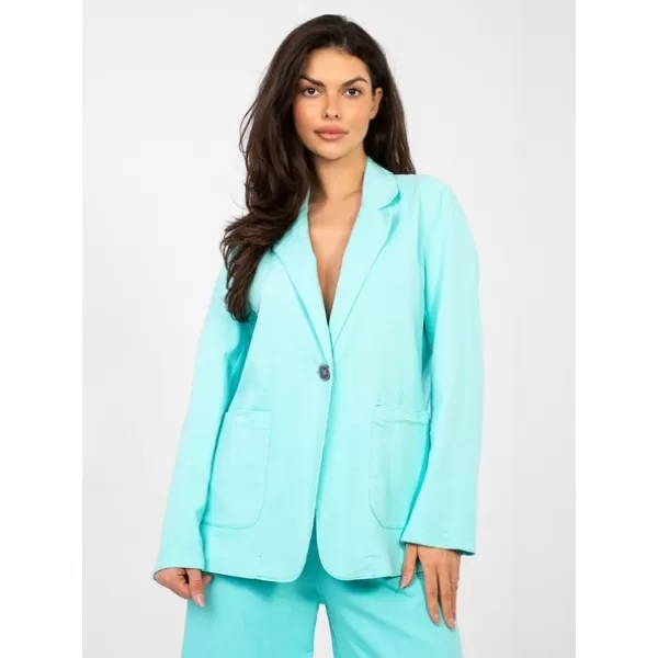  Dámská bunda RUE PARIS IT-MA-FL7703.49 TURQUOISE 