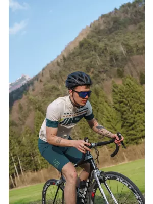 Pánské cyklistické šortky NORDBLANC LEADING NBSPM8082 ZELENÁ