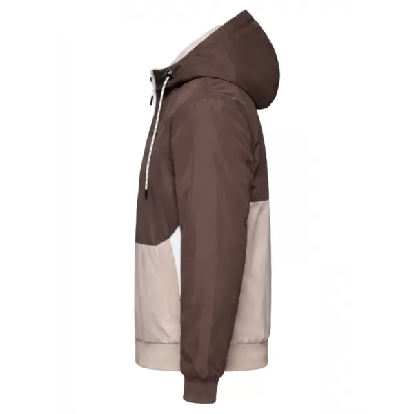  Pánská bunda OMBRE C584 BROWN AND BEIGE 