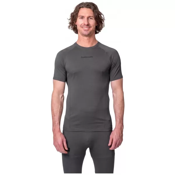  Pánské spodní prádlo HANNAH ACTIVE TS S/S VOLCANIC ASH 