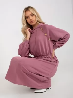 Dámské šaty RELEVANCE RV-SK-8336.12P DARK PINK