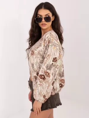 Dámská bunda ITALY MODA IT-KR-FL10357.15 BROWN