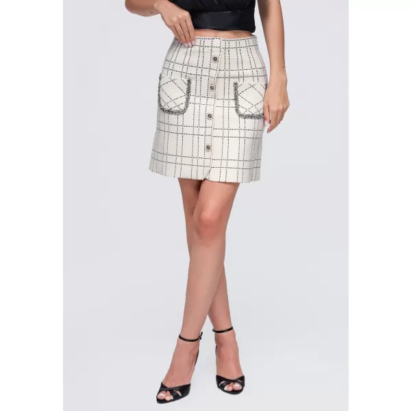  Dámská sukně OMBRE OW-GL-E0021 BEIGE 