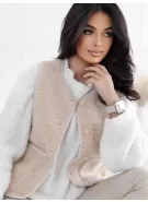Dámská vesta FACTORY PRICE CS-KZ-1404.99P LIGHT BEIGE
