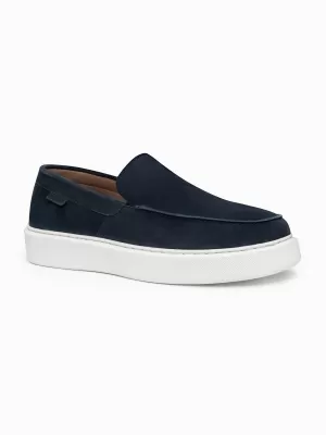 Pánské polobotky OMBRE OM-FOCS-0246 NAVY BLUE