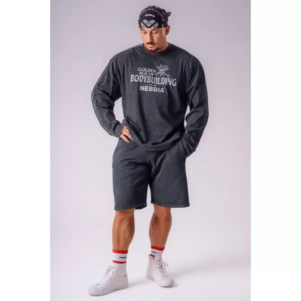  Pánské trička NEBBIA OLYMPIA 952 BLACK 