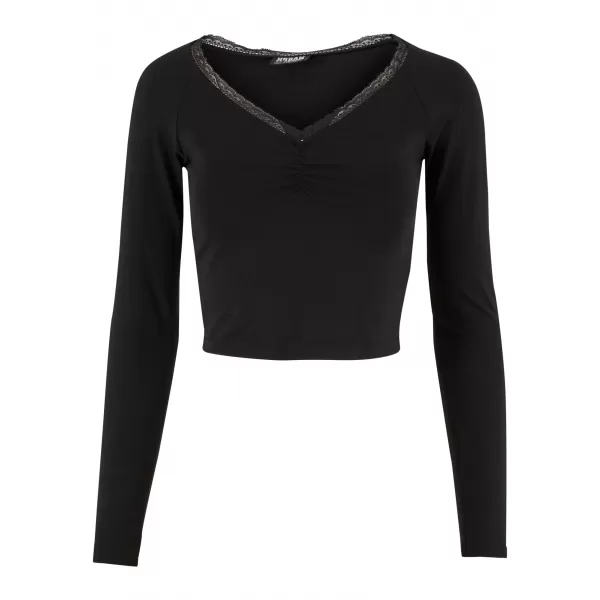  Dámské tričko URBAN CLASSICS TB7729-00007 BLACK 