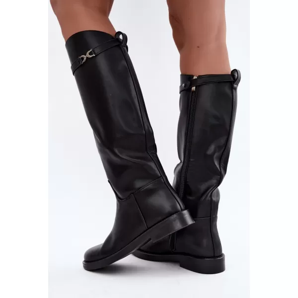  Dámské kozačky BOTO LA3172 BLACK 