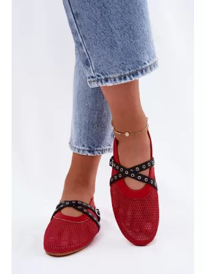 Dámské baleríny BOTO P-1416 RED