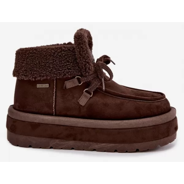  Dámské boty BIG STAR SHOES UU274214 BROWN/BEIGE SHADOWS 