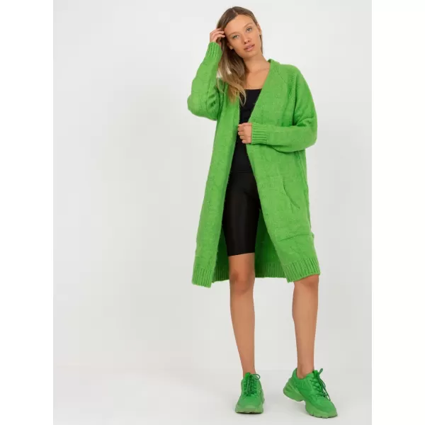  Dámský svetr RUE PARIS LC-SW-0344.27P BRIGHT GREEN 