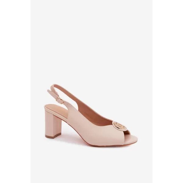  Dámské sandály BOTO 26SD98-9823 BEIGE 