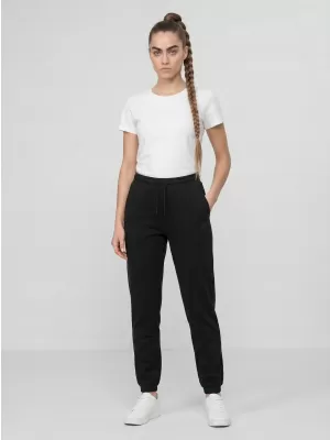 Dámské kalhoty 4F 4FWMM00TTROF1658 DEEP BLACK