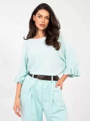 Dámský svetr ITALY MODA IT-SW-99244.98 LIGHT BLUE