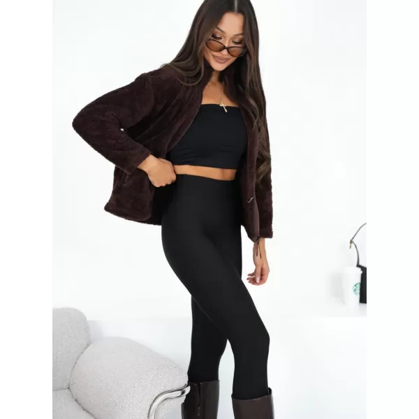  Dámská mikina FACTORY PRICE CS-BL-BT1033.04 DARK BROWN 