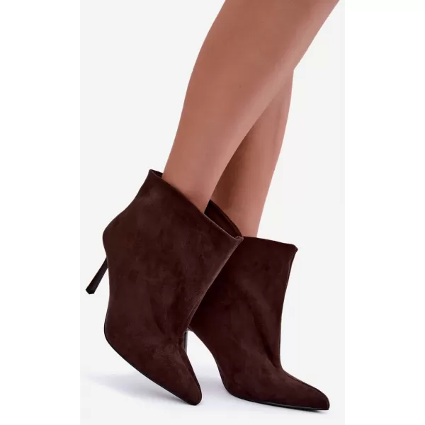  Dámské kotníkové boty BOTO CS070 CHOCOLATE 