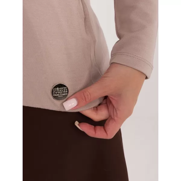  Dámská halenka RELEVANCE RV-BZ-A-160.19P DARK BEIGE 
