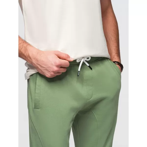  Pánské tepláky OMBRE OM-PABS-0305 GREEN 