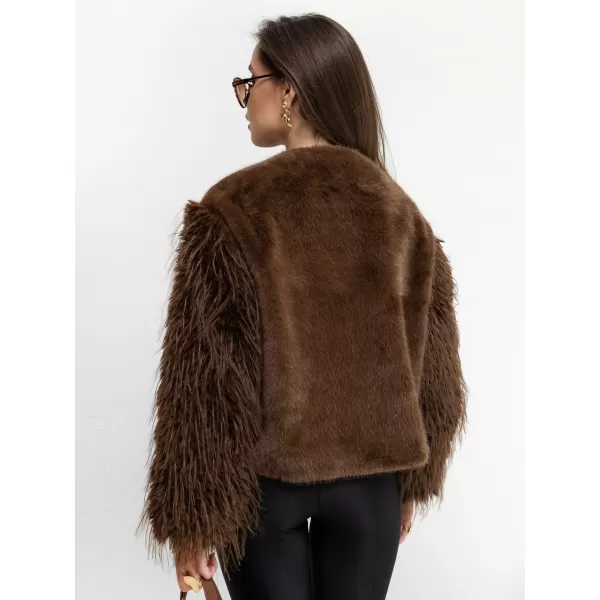  Dámská bunda FACTORY PRICE MBM-KR-25-62.00P BROWN 