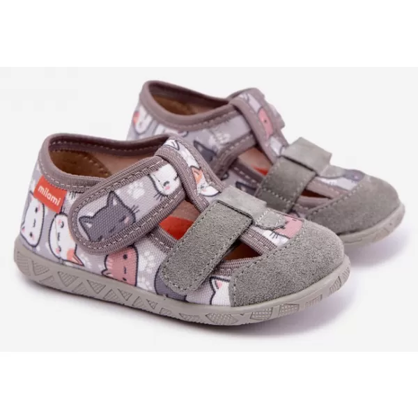  Dětské pantofle MILAMI 118/BR-34 GREY 