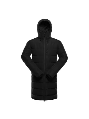 Pánský zimní kabát ALPINE PRO PUER BLACK
