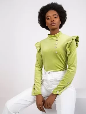 Dámská halenka ITALY MODA DHJ-BZ-6533A.44P LIME