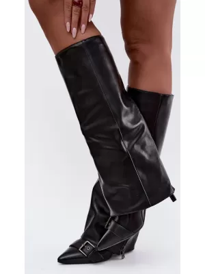 Dámské kozačky BOTO 9386 BLACK