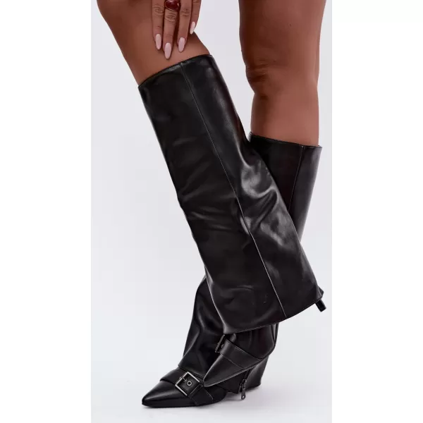  Dámské kozačky BOTO 9386 BLACK 