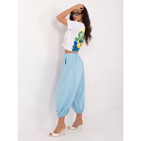  Dámské kalhoty ITALY MODA IT-SP-FL10309-1.02 LIGHT BLUE 