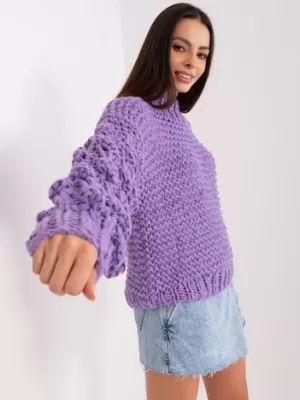 Dámský svetr WOOL FASHION ITALIA AT-SW-2382.97P VIOLET