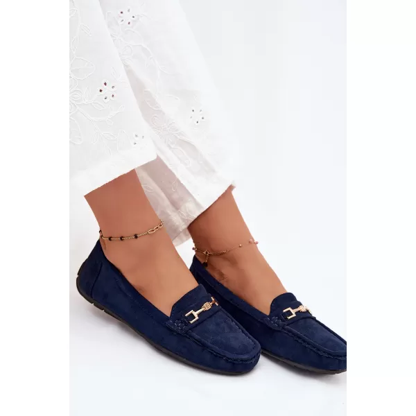  Dámské mokasíny BOTO FT247 NAVY BLUE 