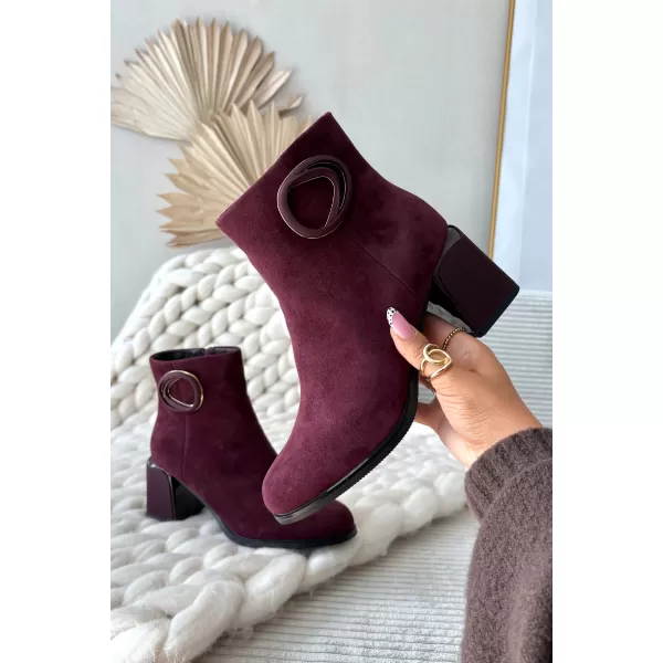  Dámské kotníkové boty ARTIKER 57C0016 BORDO 