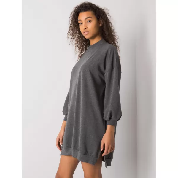  Dámské šaty RUE PARIS RV-SK-7207.03 DARK GREY 