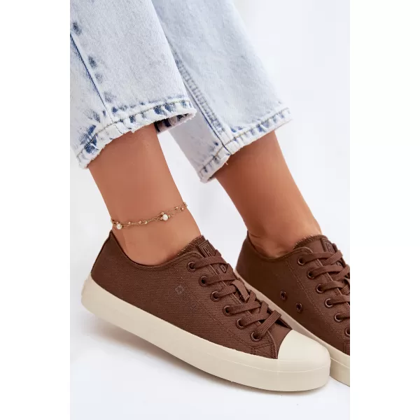  Dámské tenisky BIG STAR SHOES TT274123 BROWN/BEIGE 