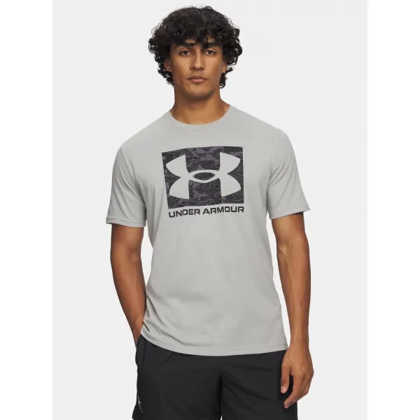  Pánské triko UNDER ARMOUR UA ABC CAMO BOXED LOGO SS 1361673-069 ŠEDÁ 