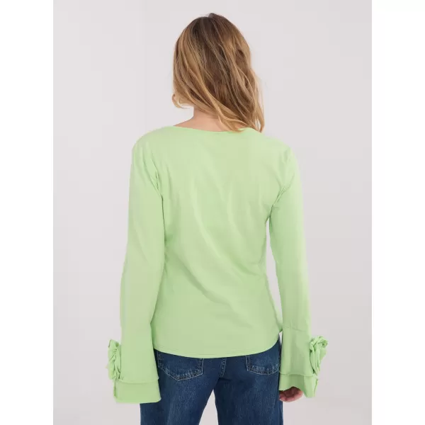  Dámská halenka ITALY MODA IT-BZ-22139.55 BRIGHT GREEN 