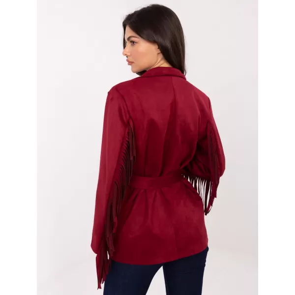  Dámský kabát RUE PARIS IT-PL-5792.33 BURGUNDY 