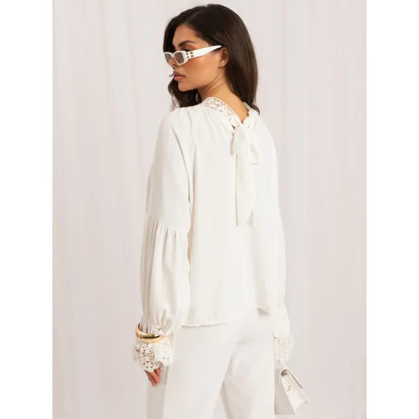  Dámská halenka ITALY MODA MI-BZ-3527.65 ECRU 